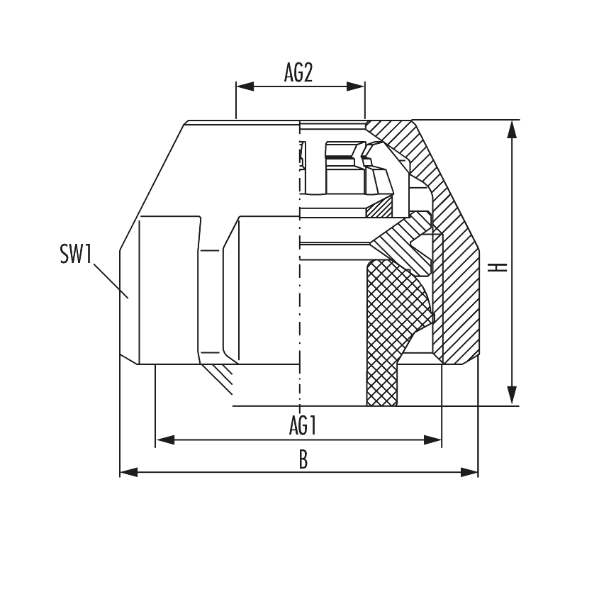 Compression fittings MKV-M
