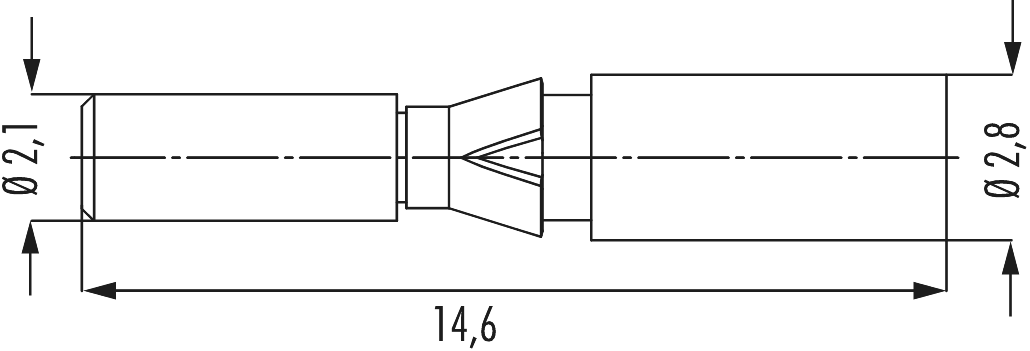 Contacts M16, M16, M23, Signal, Circular Connector, Connector