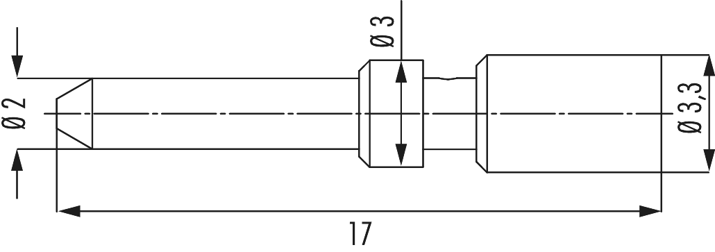 Contacts M16, M16, M23, Signal, Circular Connector, Connector