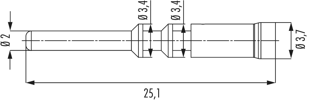 Contacts M23 Power, Power, M23, Circular Connector, Connector