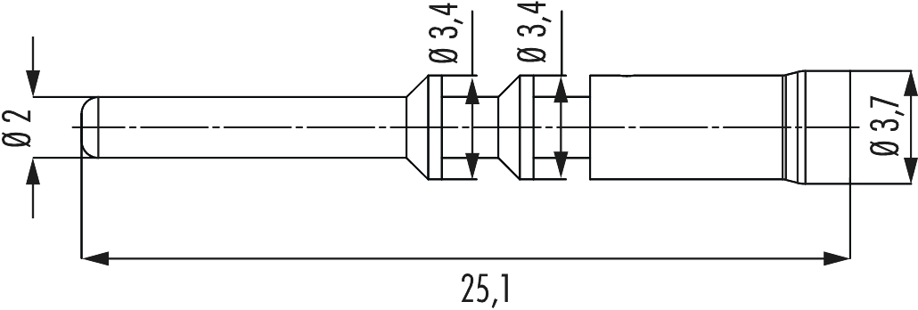 Contacts M23 Power, Power, M23, Circular Connector, Connector