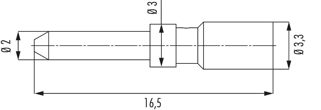 Contacts M23 Signal, M16, M23, Signal, Circular Connector, Connector