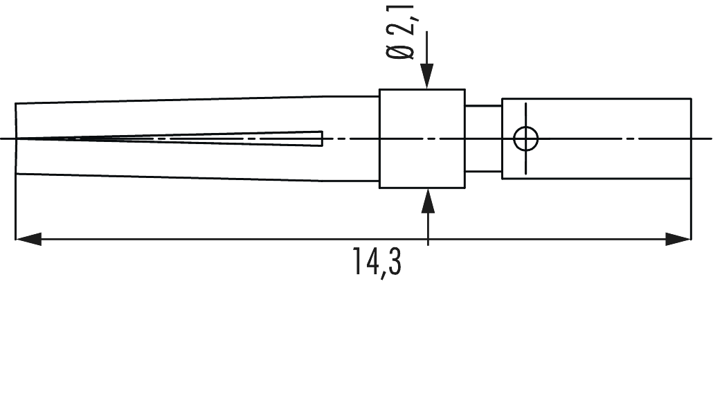 Contacts M27 Signal, Circular Connector, Connector, M27, Signal