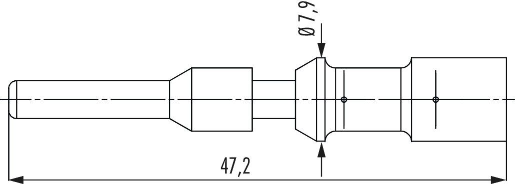 Contacts M40 Hybrid, Circular Connector, Connector, M40, Hybrid