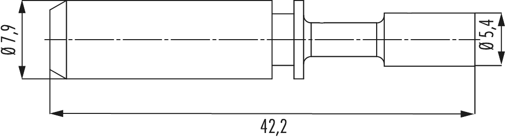 Contacts M40 Power, Circular Connector, Connector, M40, Power