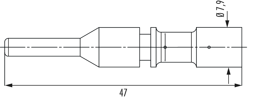 Contacts M40 Power, Circular Connector, Connector, M40, Power