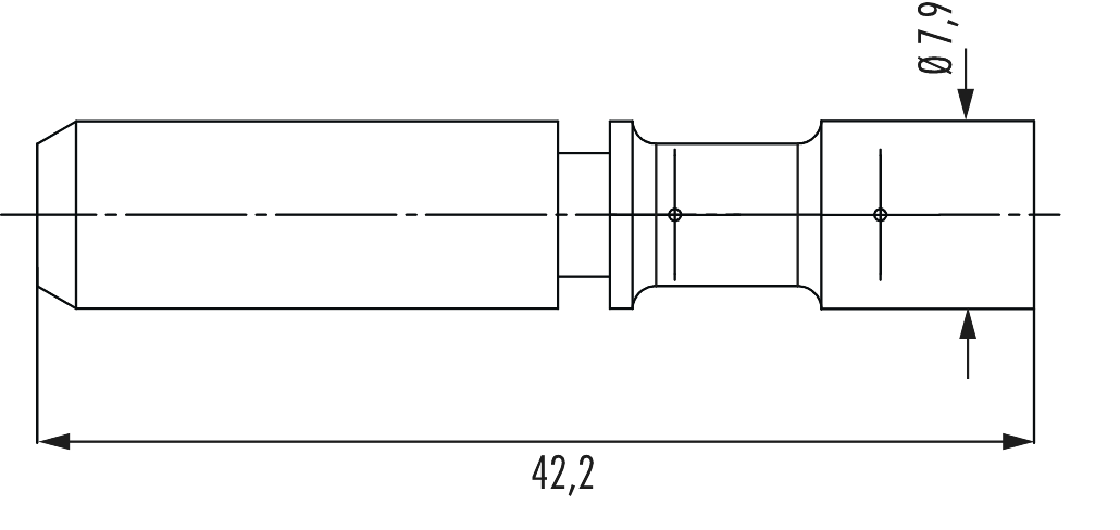 Contacts M40 Puissance, Circular Connector, Connector, M40, Power