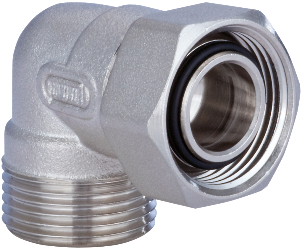 Coupling angle with union nut