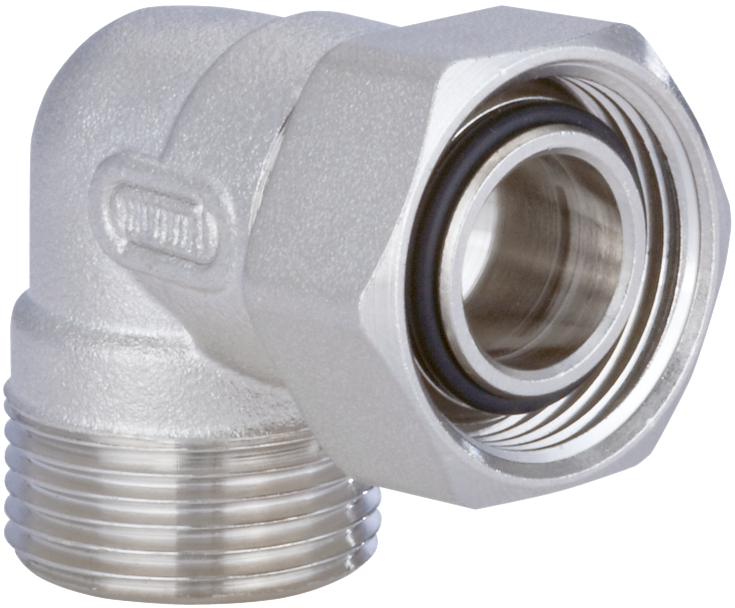 Coupling angle with union nut