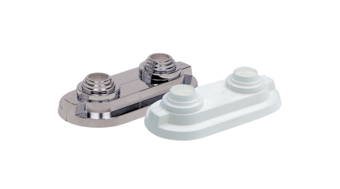 Doppel-Abdeckrosette