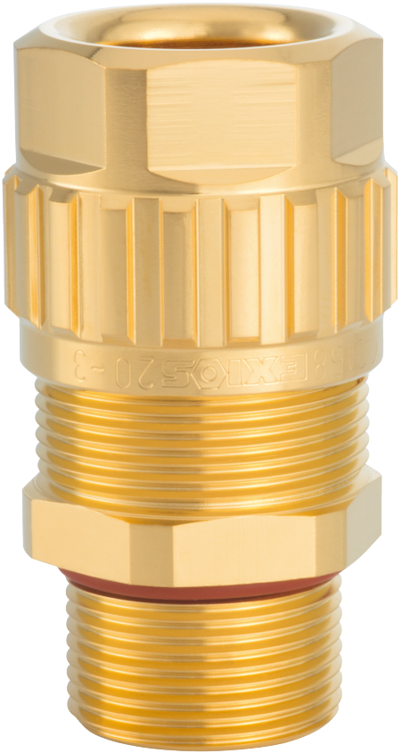 EXIOS +A2F brass blank, Cable Gland, EXIOS