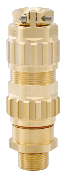 EXIOS +MZ Laiton brillant, Cable Gland, EXIOS