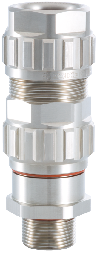 EXIOS +Standard Messing vernickelt, Kabelverschraubung, EXIOS