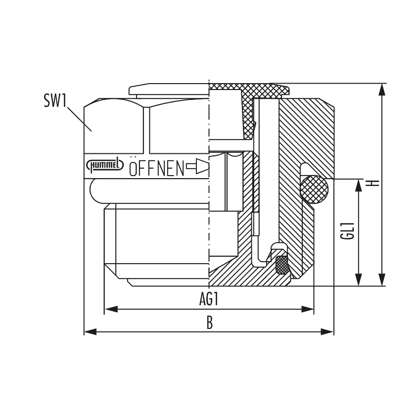Filling/draining plug