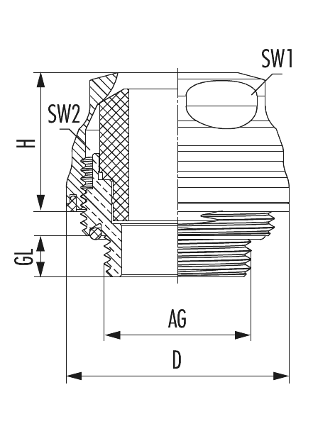 HSK-INOX-HD-Pro, Cable Gland