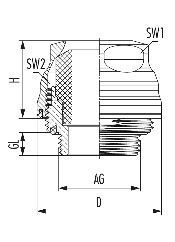 HSK-INOX-HD-Pro, Cable Gland