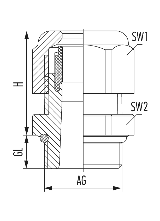 HSK-K-Ex-Active, Cable Gland