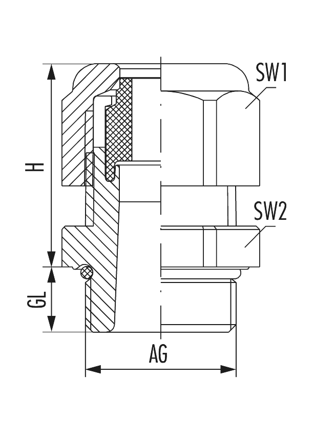 HSK-K-Flaka-Ex-Active, Cable Gland