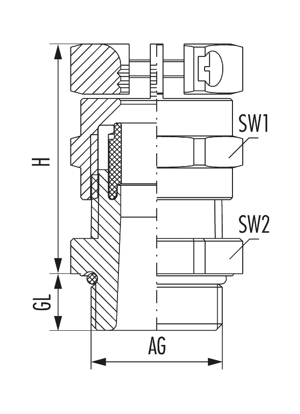 HSK-K-MZ-Ex, Cable Gland