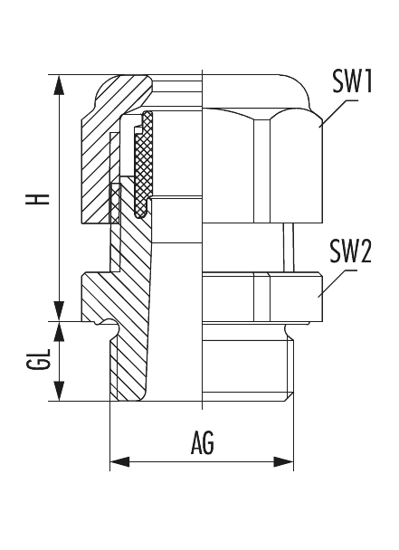 HSK-KE/KR, Cable Gland