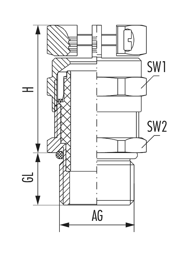 HSK-MZ-Ex-d, Cable Gland