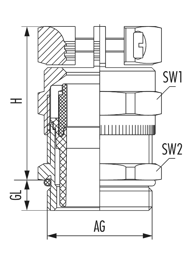 HSK-MZ-Ex, Cable Gland