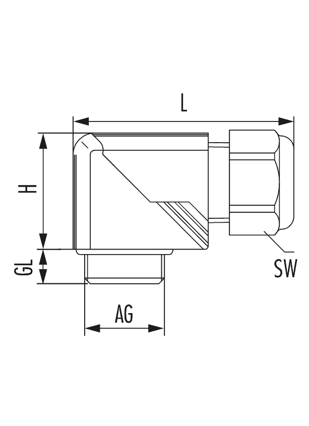 HSK-W, Cable Gland