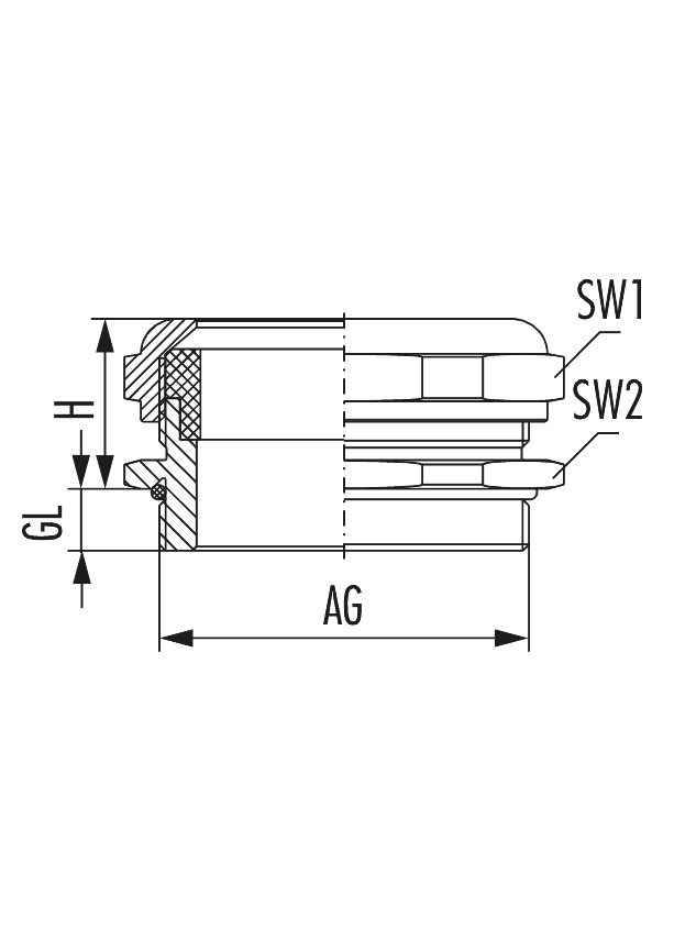 HSK-XL, Cable Gland