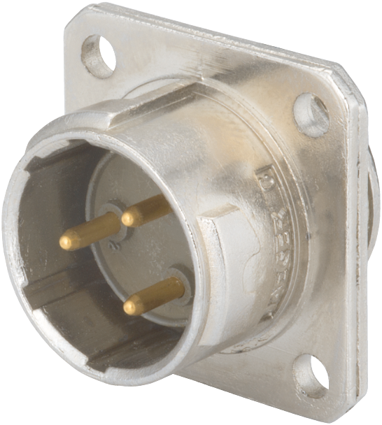 Industrielle Connecteur d'appareil avec bride, Circular Connector, Connector