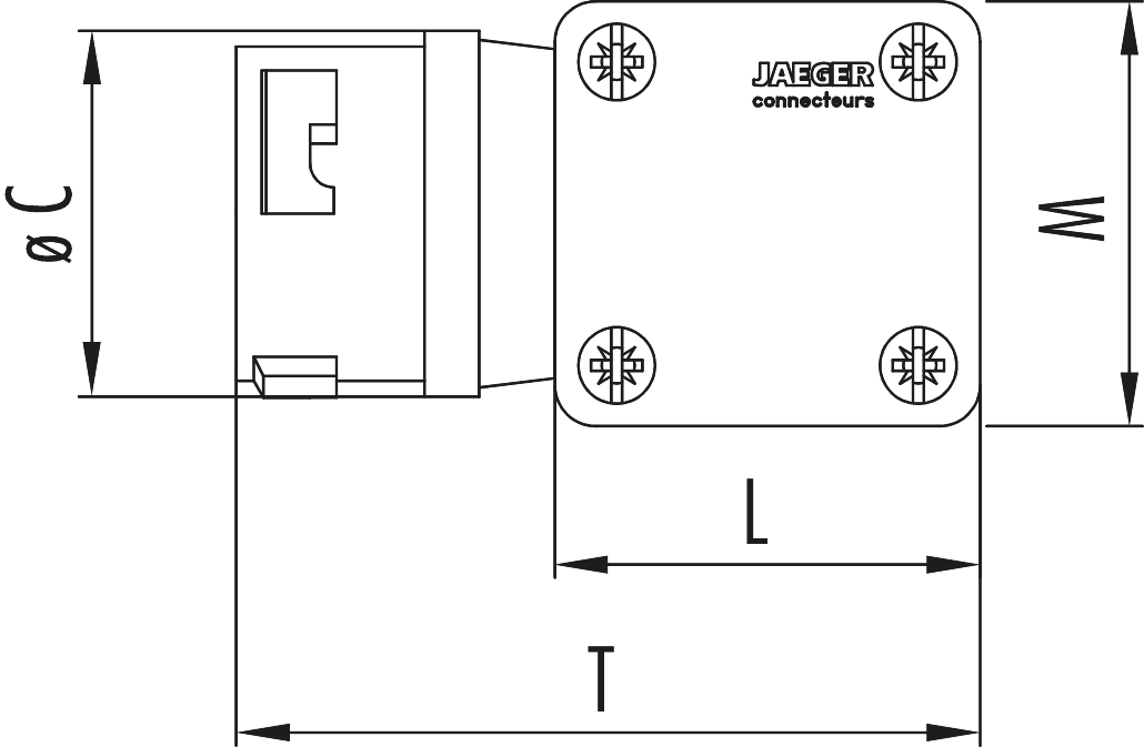 Industrielle Connecteur de couplage