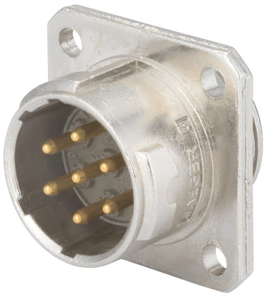 Industrielle Waterproof Connecteur d'appareil avec bride, Circular Connector, Connector