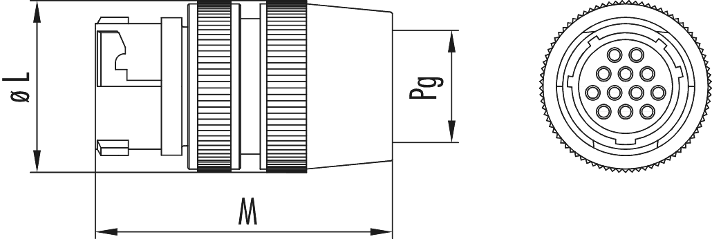 Industrielle Waterproof Connecteur de couplage