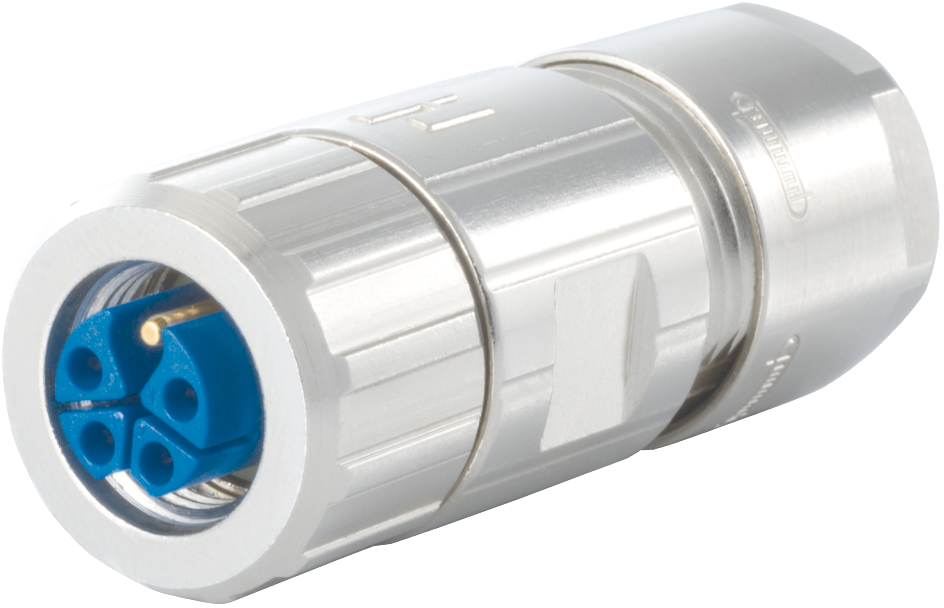 M12 Power cable connector, Circular Connector, Connector, M12, Power