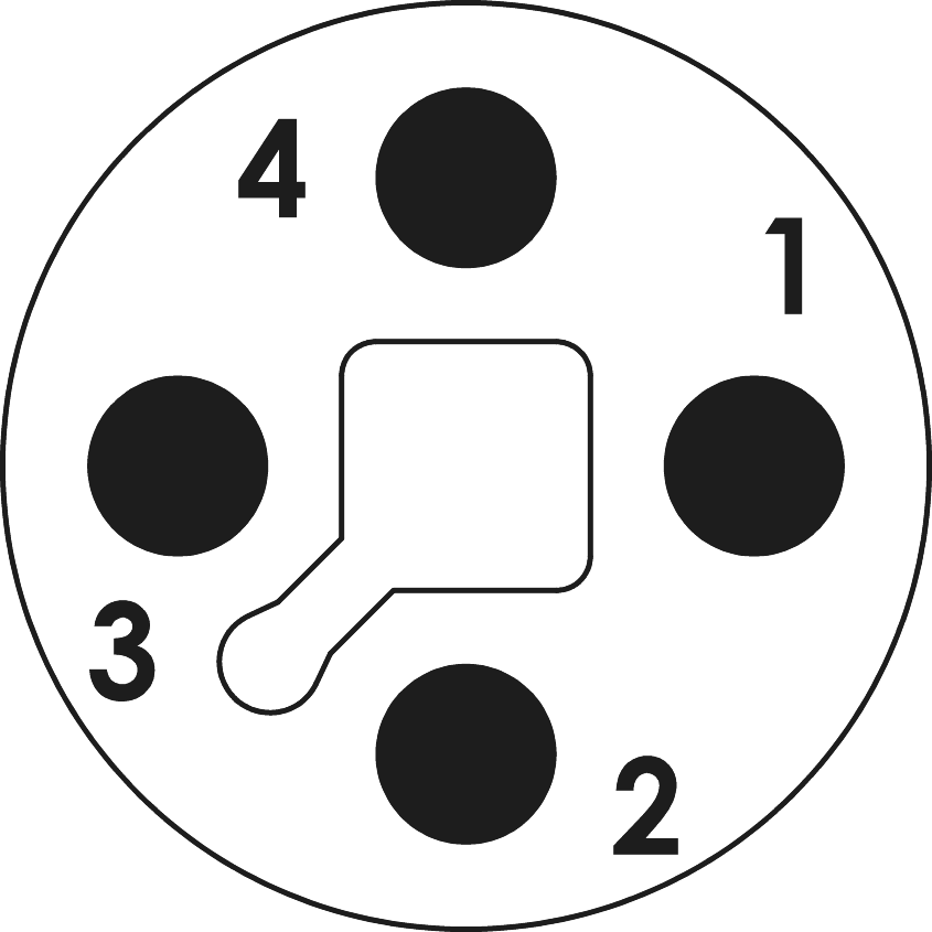 M12 Power inserts, Circular Connector, Connector, M12, Power