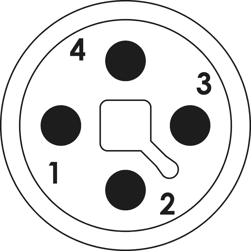 M12 Power inserts, Circular Connector, Connector, M12, Power