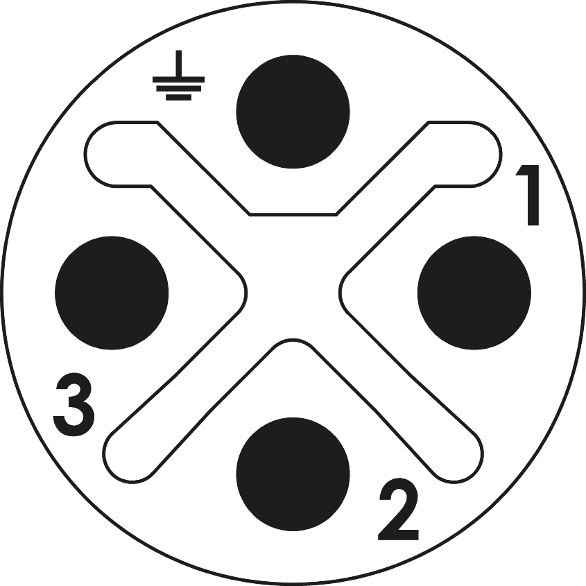 M12 Power inserts, Circular Connector, Connector, M12, Power