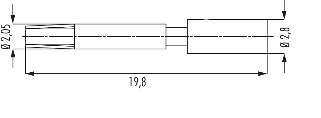 M12 Power Kontakte, Leistung, M12, Rundsteckverbinder, Steckverbinder