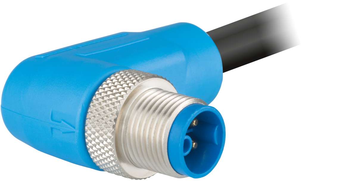 M12 Power moulded – coding K – right angle coupler connector, Circular Connector, Connector, M12, Power