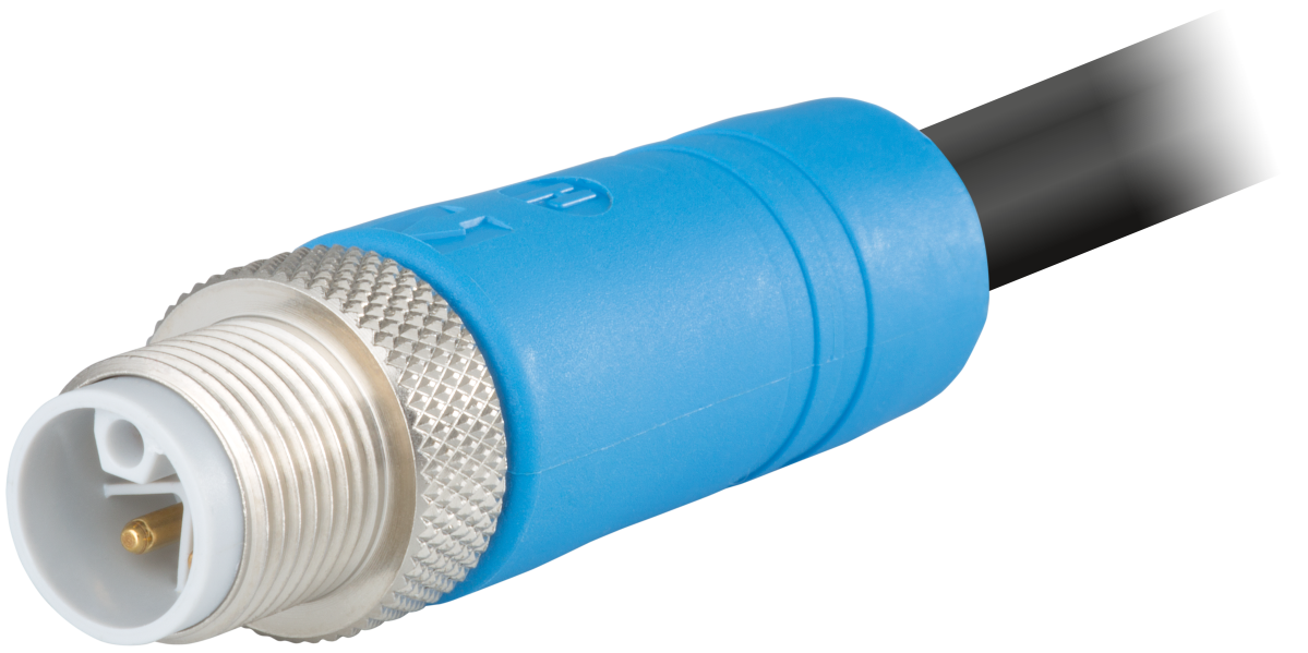M12 Power moulded – coding L – coupler connector, Circular Connector, Connector, M12, Power