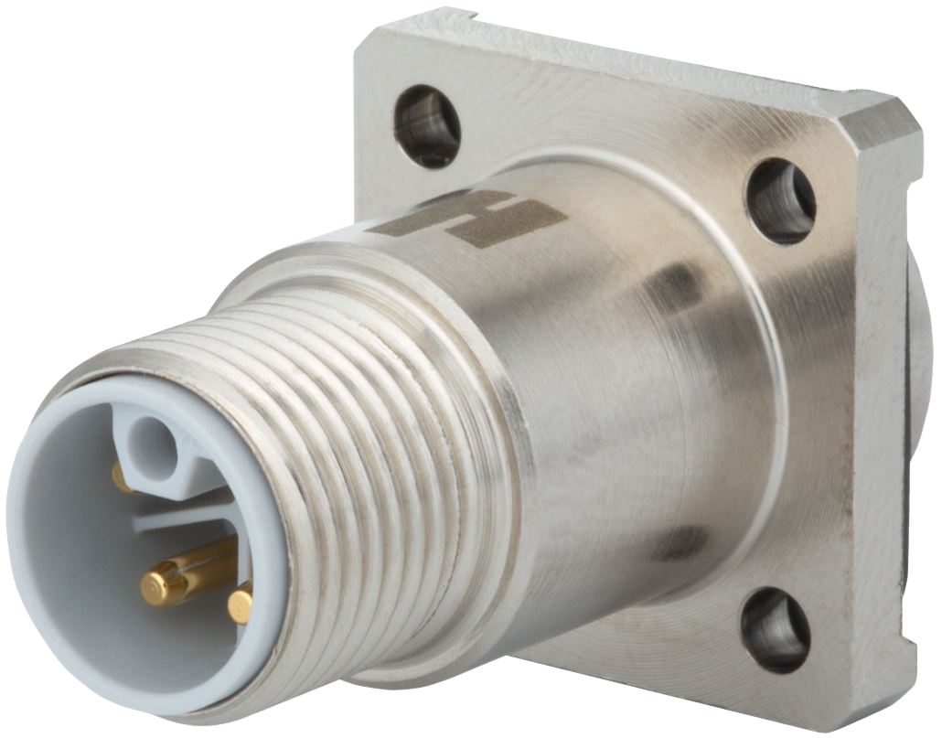 M12 Power panel connector, Circular Connector, Connector, M12, Power