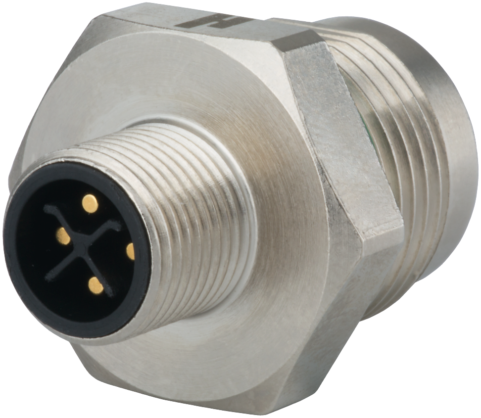 M12 Power panel connector, Circular Connector, Connector, M12, Power