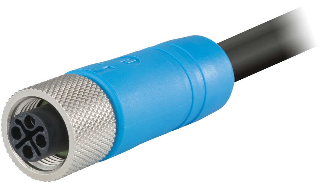 M12 Power umspritzt – Kodierung S – Kabelsteckverbinder, Rundsteckverbinder, Steckverbinder, M12, Leistung