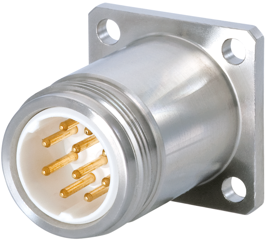 M16 INOX Geräteteckverbinder, Circular Connector, Connector