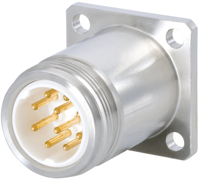 M16 INOX Panel connector, Circular Connector, Connector