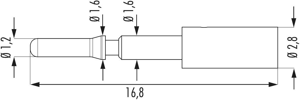 M16 Kontakte, M16, M23, Signal, Rundsteckverbinder, Steckverbinder