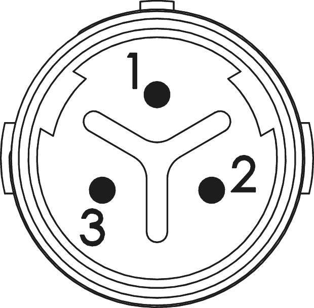 M16 Kontakteinsätze – 3-polig, Rundsteckverbinder, Steckverbinder, M16