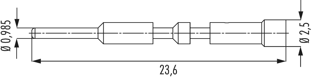 M23 Hybrid Contacts, Power, M23, Circular Connector, Connector