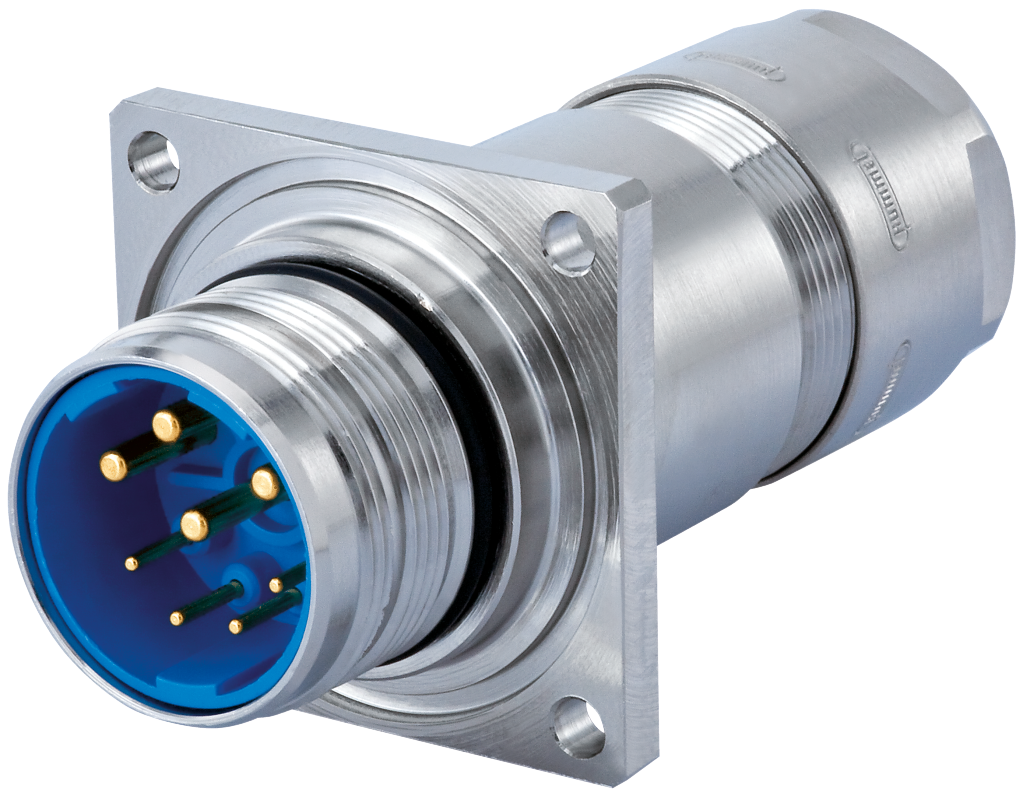 M23 Hybrid Typ 1 Gerätesteckverbinder, M23, Rundsteckverbinder, Steckverbinder, Leistung