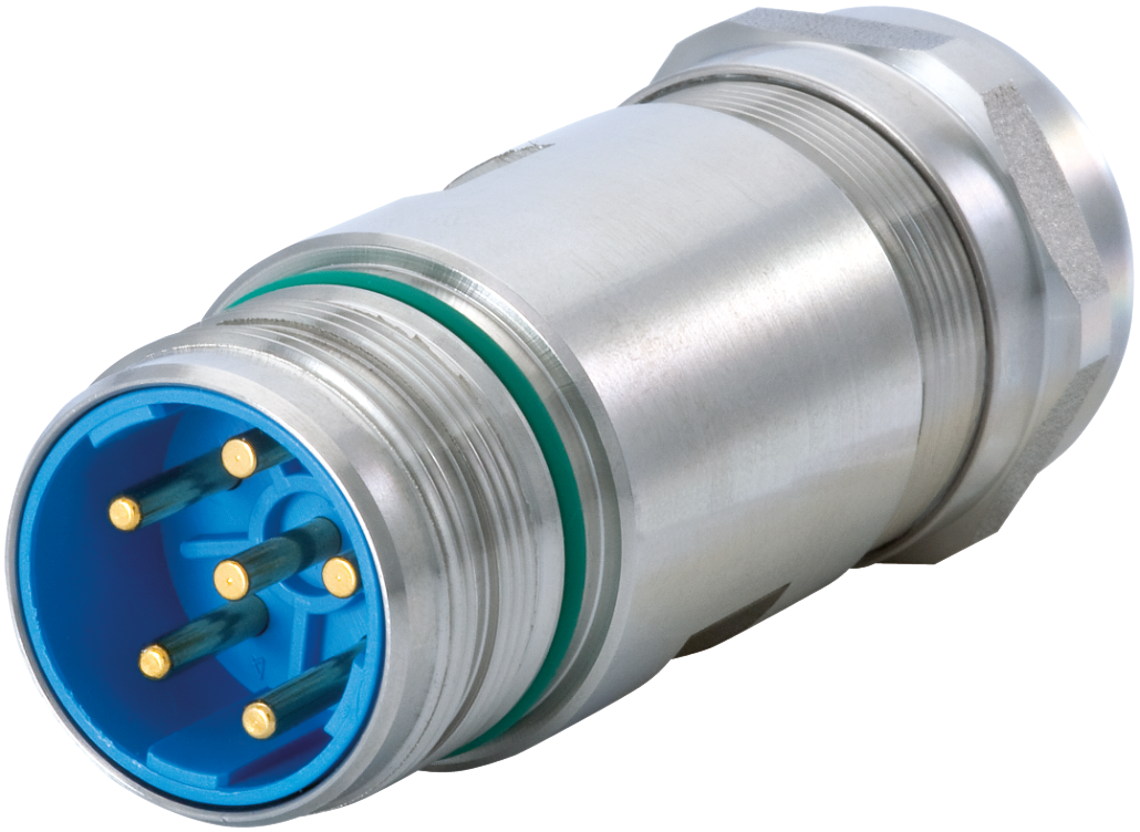 M23 Power INOX coupler connector, Circular Connector, Connector