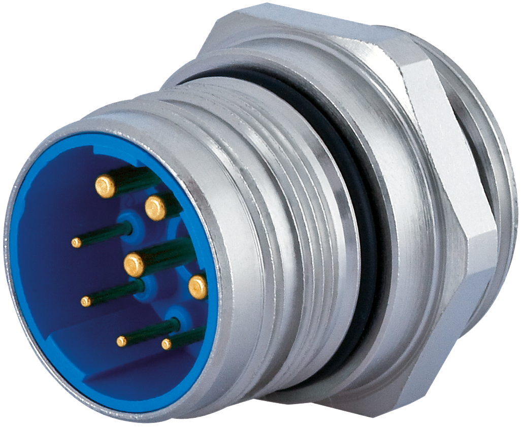 M23 Power panel connector, M23, Circular Connector, Connector, Power